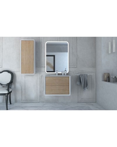 Тумба под раковину Cezares Bellagio 70 54716 подвесная Rovere tabacco