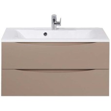 Тумба под раковину BelBagno Marino 90 MARINO-900-2C-SO-CL-P подвесная Capucino Lucido