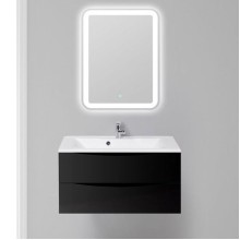 Тумба под раковину BelBagno Marino 90 MARINO-900-2C-SO-NL-P подвесная Nero Lucido