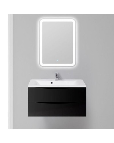 Тумба под раковину BelBagno Marino 90 MARINO-900-2C-SO-NL-P подвесная Nero Lucido