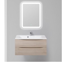 Тумба под раковину BelBagno Marino 90 MARINO-900-2C-SO-RG-P подвесная Rovere Grigio