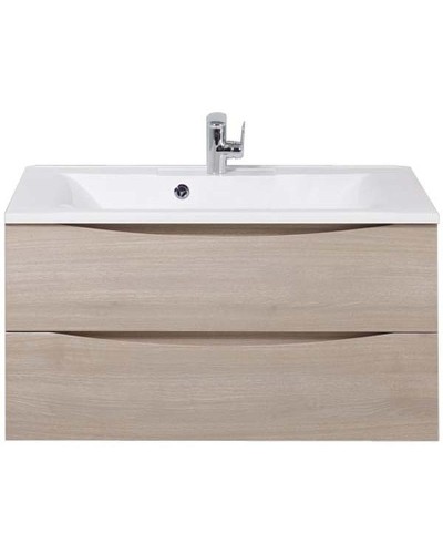 Тумба под раковину BelBagno Marino 90 MARINO-900-2C-SO-RG-P подвесная Rovere Grigio