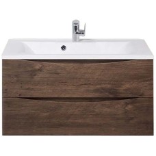 Тумба под раковину BelBagno Marino 90 MARINO-900-2C-SO-RW-P подвесная Rovere Moro