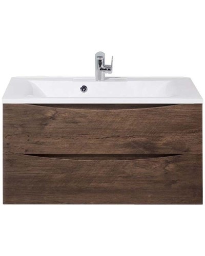 Тумба под раковину BelBagno Marino 90 MARINO-900-2C-SO-RW-P подвесная Rovere Moro