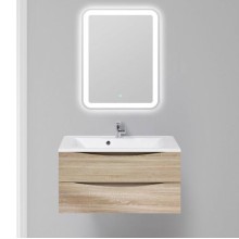 Тумба под раковину BelBagno Marino 90 MARINO-900-2C-SO-WO-P подвесная Rovere Bianco