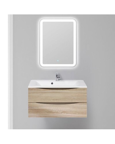 Тумба под раковину BelBagno Marino 90 MARINO-900-2C-SO-WO-P подвесная Rovere Bianco