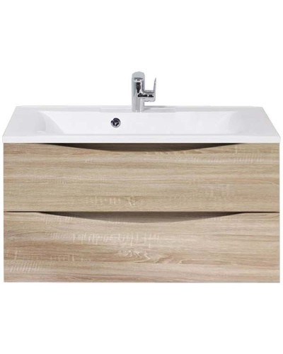 Тумба под раковину BelBagno Marino 90 MARINO-900-2C-SO-WO-P подвесная Rovere Bianco