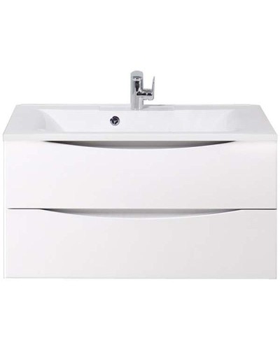 Тумба под раковину BelBagno Marino 90 MARINO-900-2C-SO-BL-P подвесная Bianco Lucido