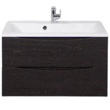 Тумба под раковину BelBagno Marino 80 MARINO-800-2C-SO-RCA-P подвесная Rovere Cioccolato Amaro