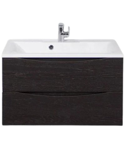 Тумба под раковину BelBagno Marino 80 MARINO-800-2C-SO-RCA-P подвесная Rovere Cioccolato Amaro