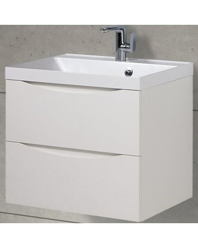 Тумба под раковину BelBagno Marino 60 MARINO-600-2C-SO-BO-P подвесная Bianco Opaco