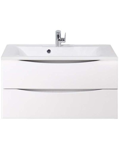 Тумба под раковину BelBagno Marino 80 MARINO-800-2C-SO-BL-P подвесная Bianco Lucido