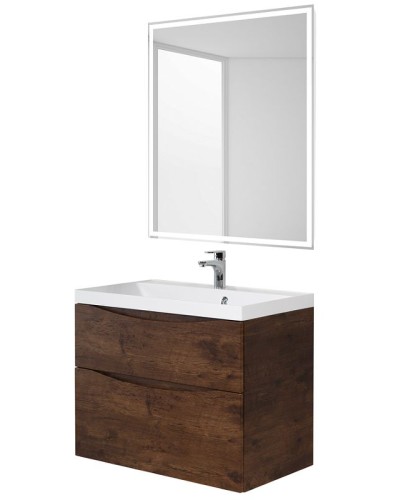 Тумба под раковину BelBagno Marino 60 MARINO-600-2C-SO-RW-P подвесная Rovere Moro