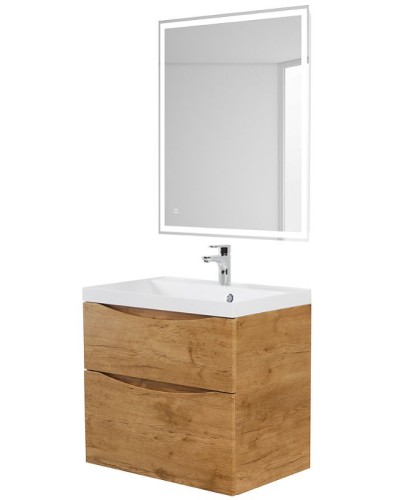 Тумба под раковину BelBagno Marino 60 MARINO-600-2C-SO-RN-P подвесная Rovere Nature