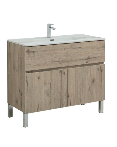 Тумба под раковину Aquanet Алвита New 100 277557 Дуб Веллингтон
