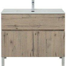 Тумба под раковину Aquanet Алвита New 100 277557 Дуб Веллингтон