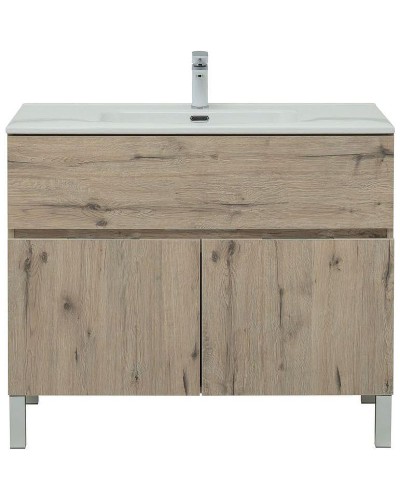 Тумба под раковину Aquanet Алвита New 100 277557 Дуб Веллингтон