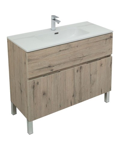 Тумба под раковину Aquanet Алвита New 100 277557 Дуб Веллингтон