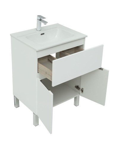 Тумба под раковину Aquanet Алвита New 60 277546 Белая матовая