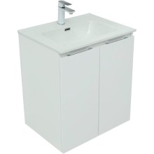 Тумба под раковину Aquanet Алвита New 60 277522 подвесная Белая матовая