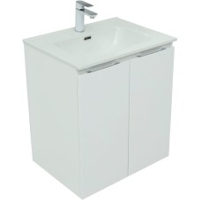 Тумба под раковину Aquanet Алвита New 60 277522 подвесная Белая матовая