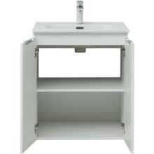 Тумба под раковину Aquanet Алвита New 60 277522 подвесная Белая матовая