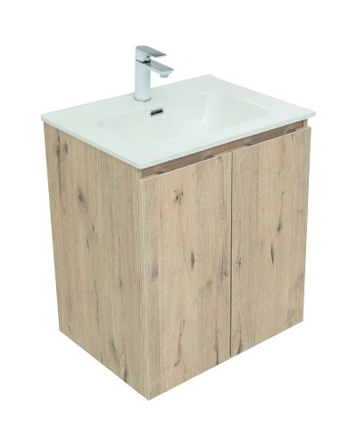 Тумба под раковину Aquanet Алвита New 60 277525 подвесная Дуб Веллингтон