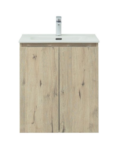 Тумба под раковину Aquanet Алвита New 60 277525 подвесная Дуб Веллингтон