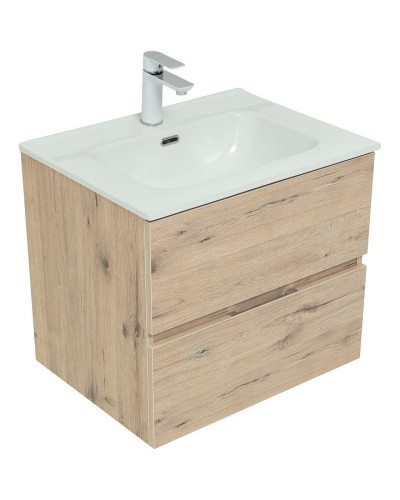 Тумба под раковину Aquanet Алвита New 60 277513 подвесная Дуб Веллингтон
