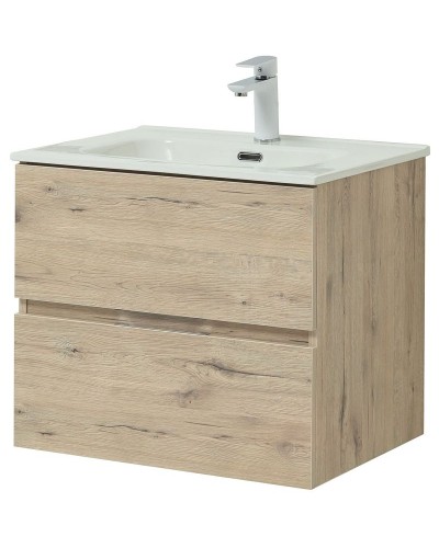 Тумба под раковину Aquanet Алвита New 60 277513 подвесная Дуб Веллингтон