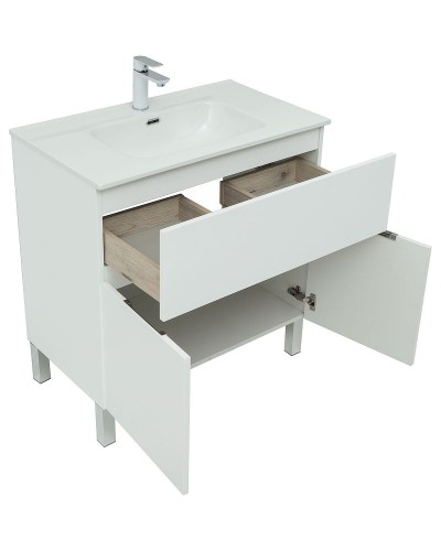 Тумба под раковину Aquanet Алвита New 80 277550 Белая матовая