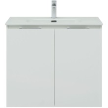 Тумба под раковину Aquanet Алвита New 80 277526 подвесная Белая матовая