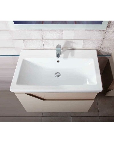 Тумба под раковину Бриклаер Брайтон 70 4627125415814 подвесная Глиняный Серый