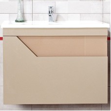 Тумба под раковину Бриклаер Брайтон 70 4627125415814 подвесная Глиняный Серый