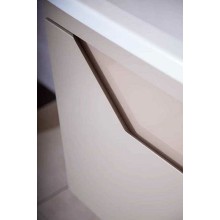 Тумба под раковину Бриклаер Брайтон 80 4627125415838 подвесная Глиняный Серый