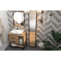 Тумба под раковину 1MarKa Grunge Loft 80Н Ц0000005442 Дуб Вотан