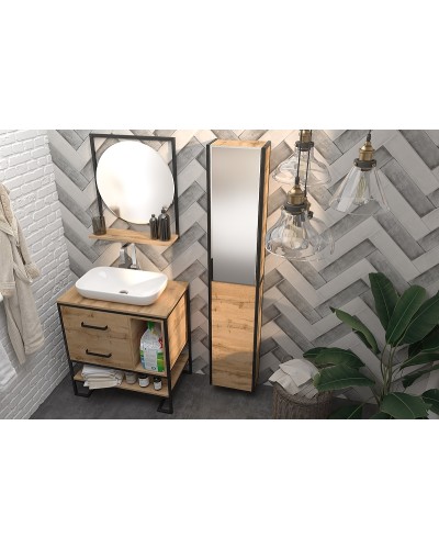 Тумба под раковину 1MarKa Grunge Loft 80Н Ц0000005442 Дуб Вотан