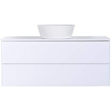 Тумба с раковиной Orange Otto 100 Ot-100TuMDF+B08-360W подвесная Белый глянец