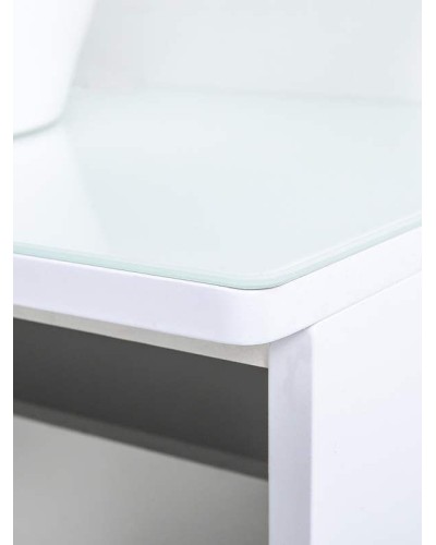 Тумба с раковиной Orange Otto 75 Ot-75TuGLASS+B08-360W подвесная Белый глянец