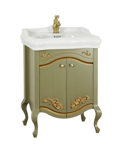 Тумба под раковину Migliore Impero 60 25968 Оливковая