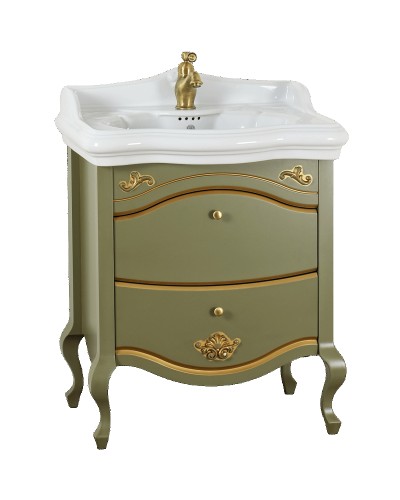 Тумба под раковину Migliore Impero 70 25980 Оливковая