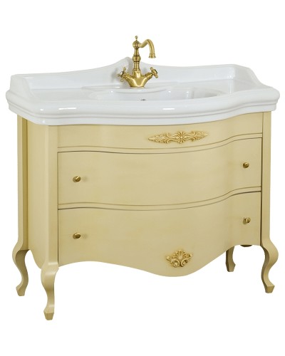 Тумба под раковину Migliore Impero 110 25960 Бежевая