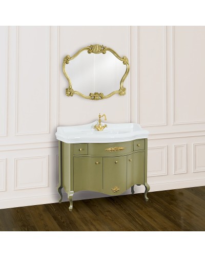 Тумба под раковину Migliore Impero 110 25958 Оливковая