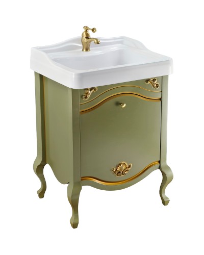 Тумба под раковину Migliore Impero 60 30874 Оливковая