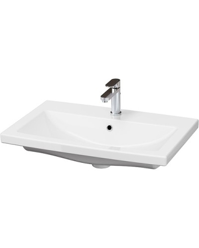 Тумба с раковиной Comforty Никосия 70П 00-00008855 подвесная Дуб темный