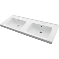 Тумба с раковинами Comforty Дуэт 125 00-00009925 подвесная Дуб натуральный