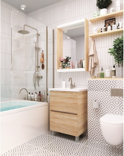 Тумба под раковину 1MarKa Aris 60 У76060 Дуб сонома