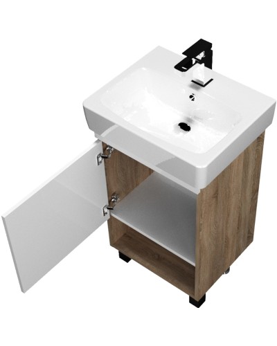 Тумба под раковину 1MarKa Tera 55 У76066 Дуб Сонома