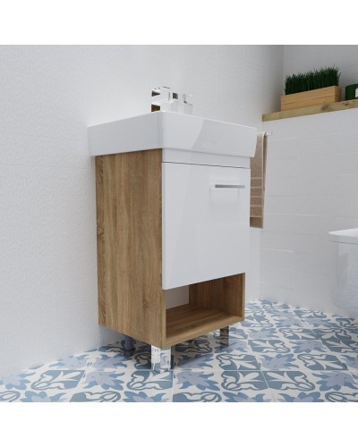 Тумба под раковину 1MarKa Tera 55 У76066 Дуб Сонома