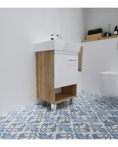 Тумба под раковину 1MarKa Tera 60 У76065 Дуб Сонома